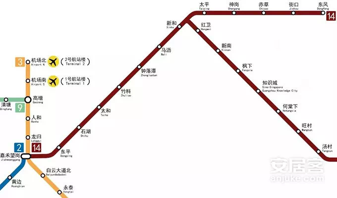 开通后,从化街口至位于市中心的中山纪念堂,最快1个小时内可通达.