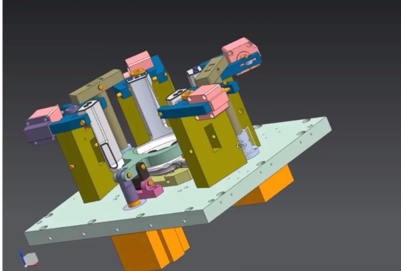异形零件夹具实例含详细软件设计视频