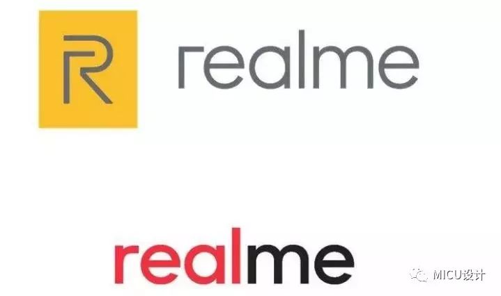 realme新旧logo对比