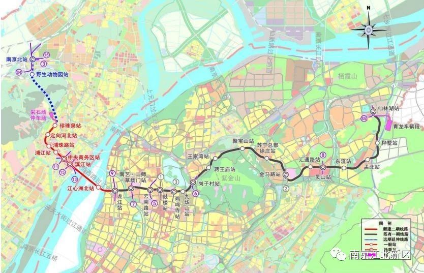 宁滁北线始于滁州高铁站,水口镇,汊河新城至南京北站,线路全长54km