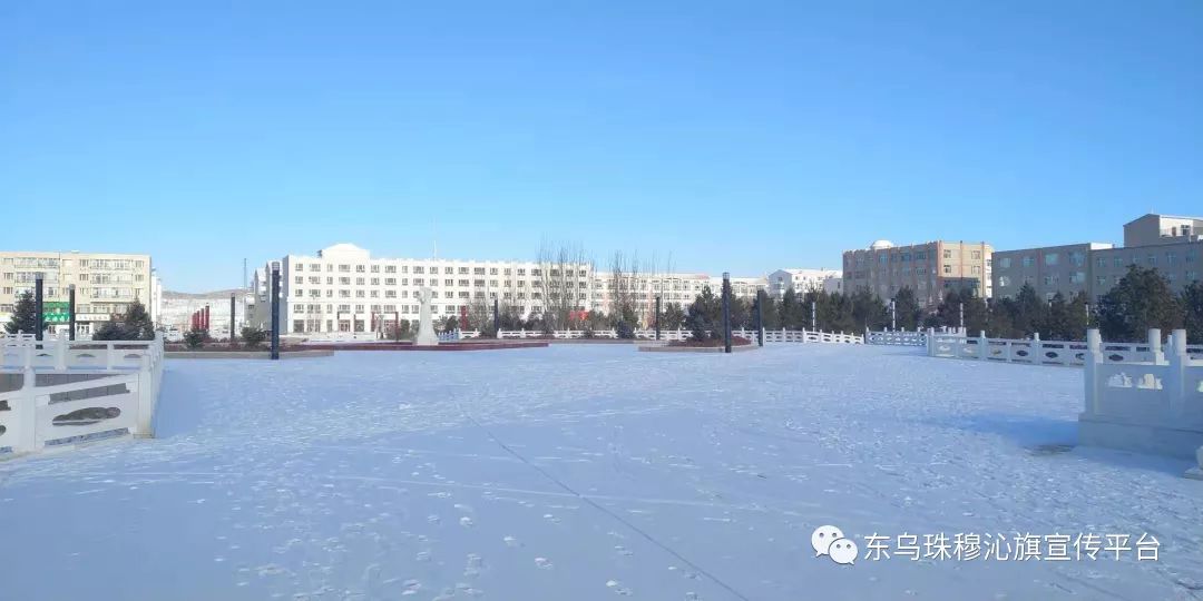 东乌旗乌里雅斯太镇冬雪情韵