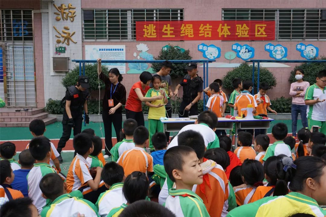 市桥南阳里小学开展消防疏散演练安全系列活动报道珍爱生命防患于未然