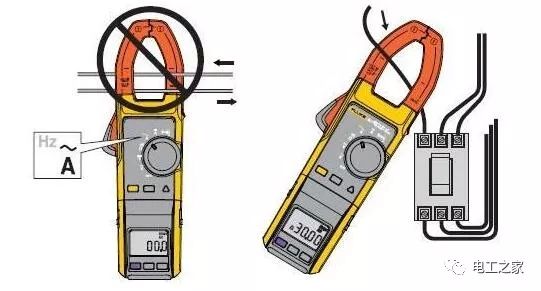 钳型电流表的使用方法及图解