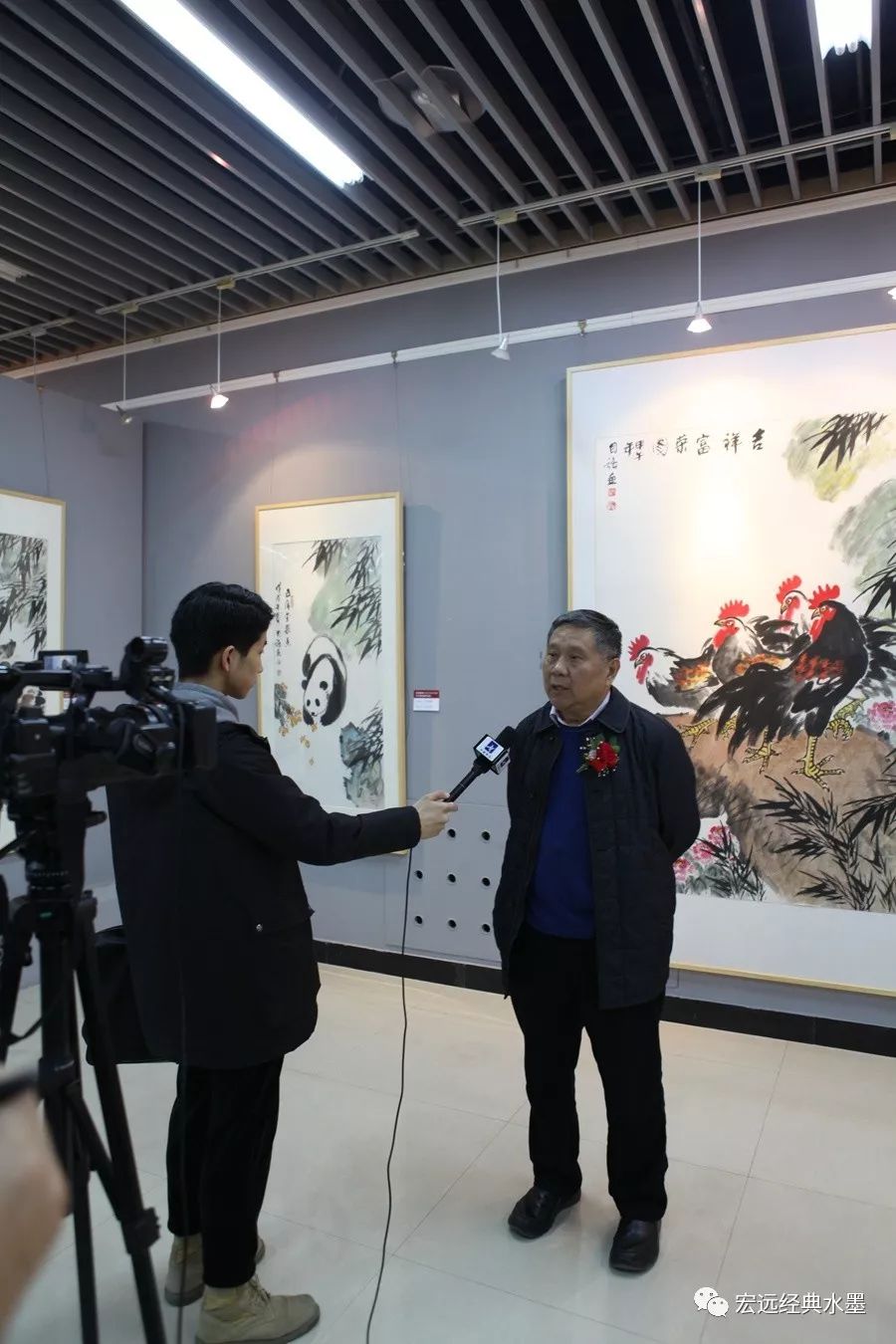 热烈祝贺岁月如歌李自强国画作品展展览圆满成功