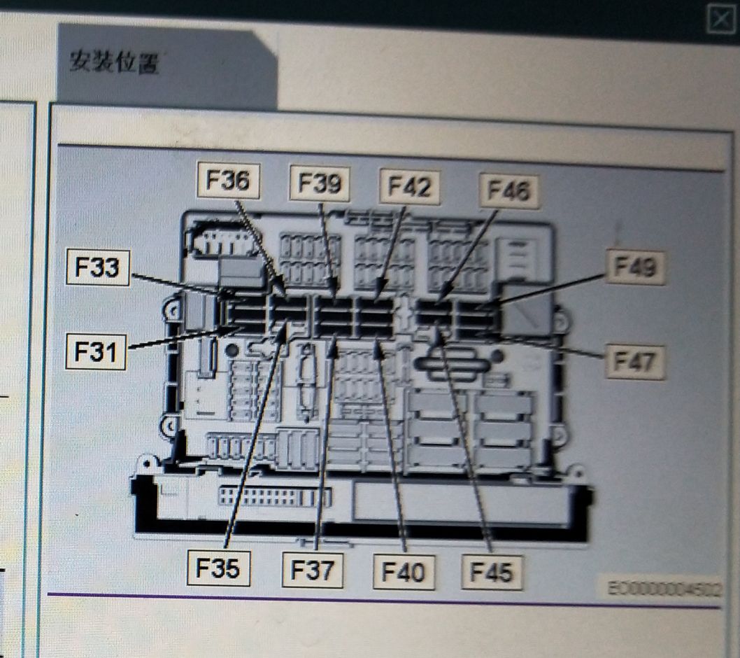 宝马120保险盒示意图 宝马525保险盒图解