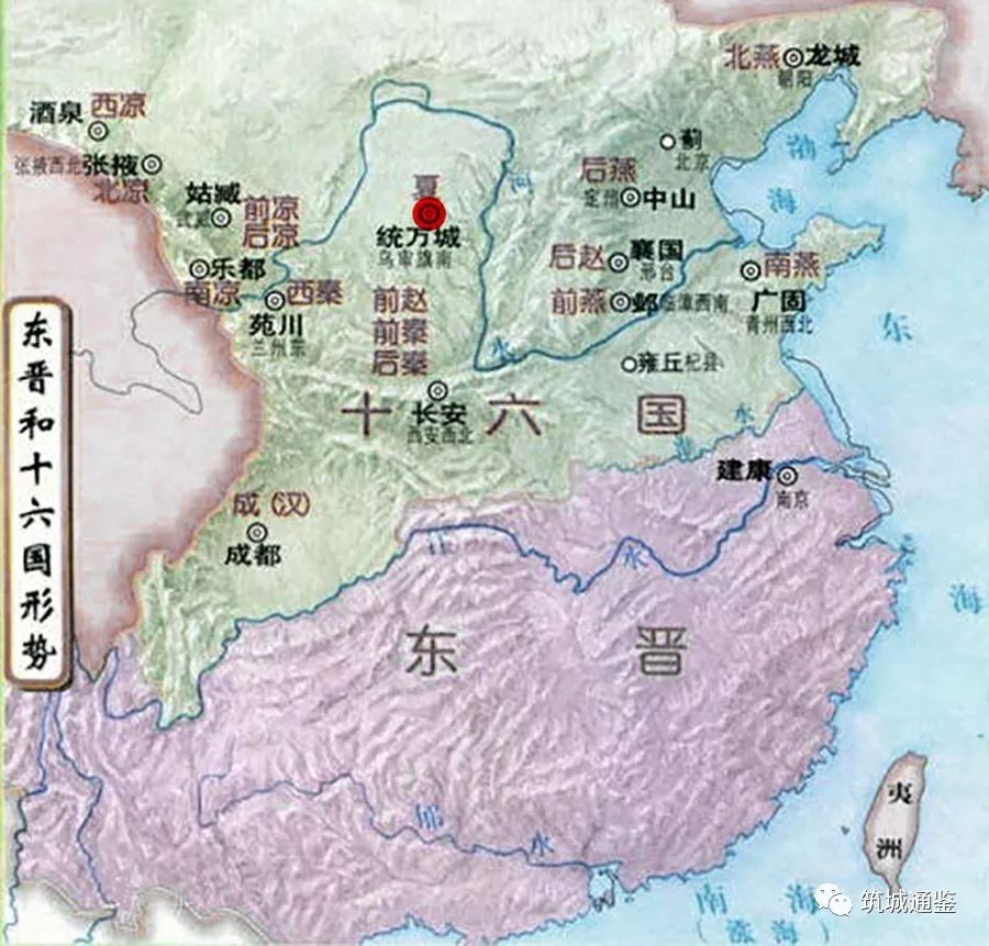 自304年成国(成汉,汉赵(后称前赵)建立至439年北魏拓跋焘(太武帝)灭