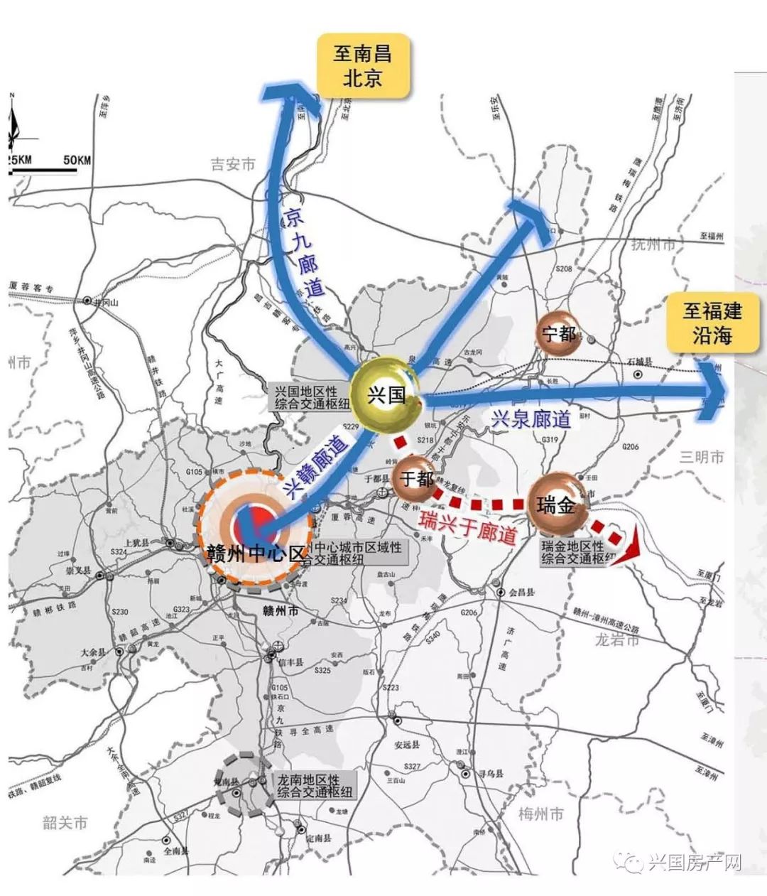 兴国县2040规划图图片