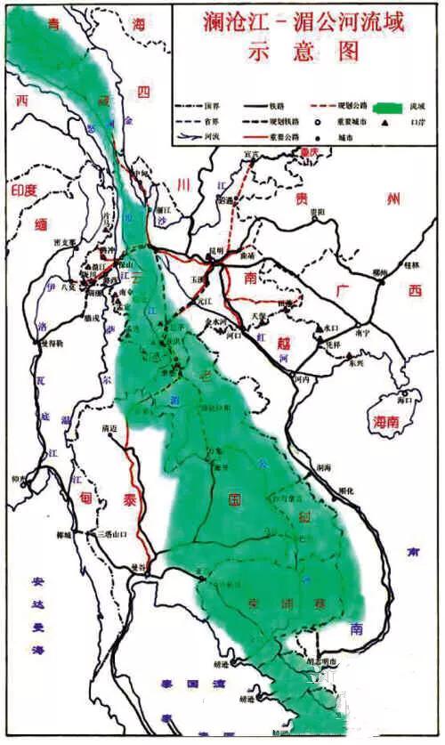 湄公河,脱胎于澜沧江,却依然让我国操心,咱看图来说