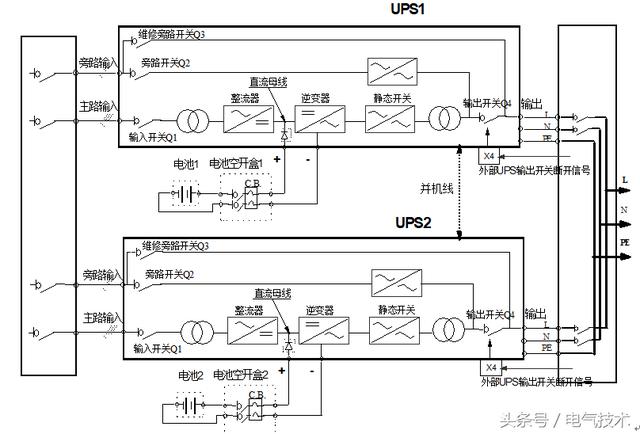 冗余并机技术在ups系统中的应用