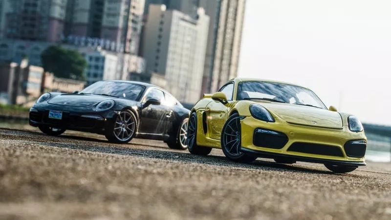 以下犯上,porsche cayman gt4 & 911 carrera s