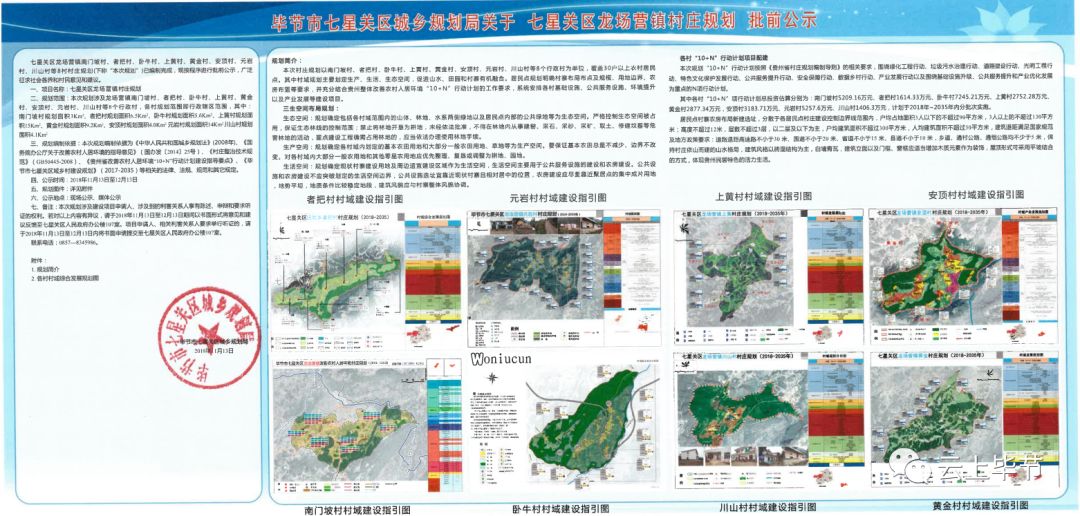 七星关区朱昌等30个镇(乡)村庄规划出炉!