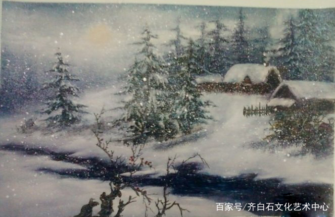 齐白石再传弟子少白汤发周分享刀画书籍中冰雨雪霜的画法