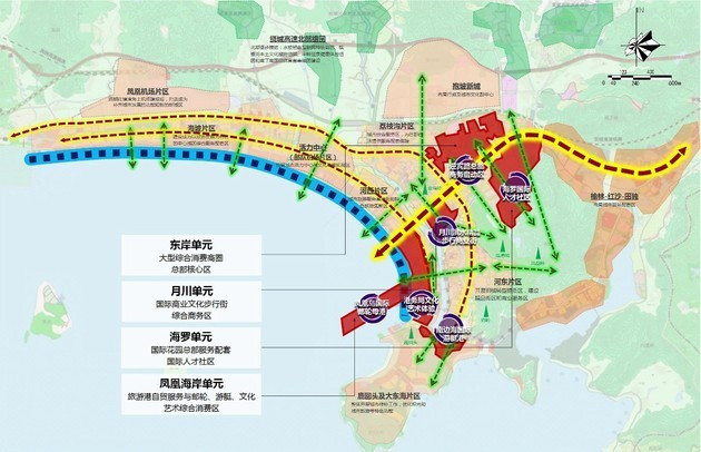 图片来源:三亚规划信息网根据规划,三亚总部经济区及中央商务区启动区