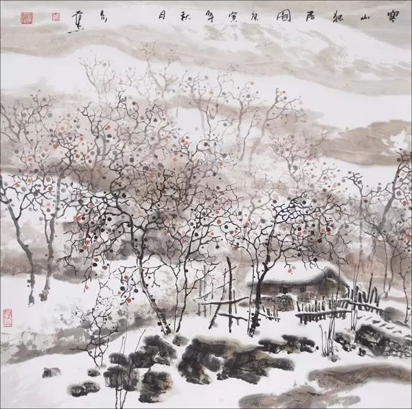 除夜雪/陆游白雪却嫌春色晚,故穿庭树作飞花.