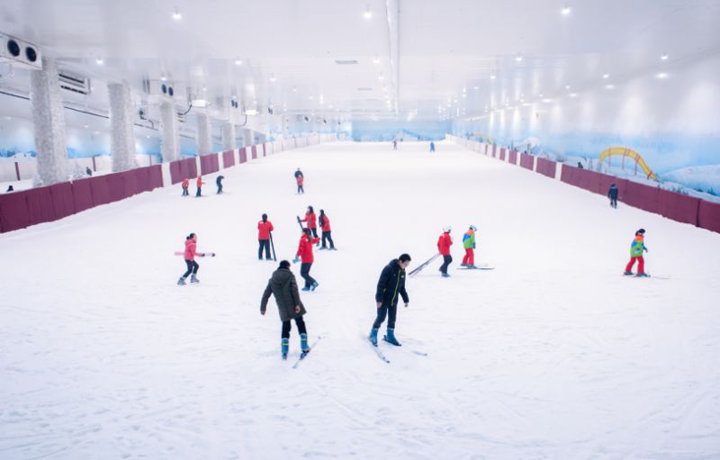 【周年特惠】马鞍山启迪乔波冰雪世界 苏皖最大的室内滑雪馆_滑雪场