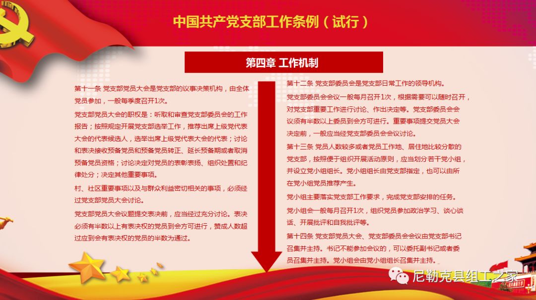 【微课堂】图解:中国共产党支部工作条例(试行)