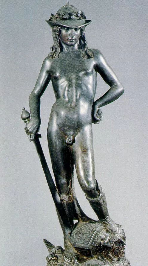 《大卫》,青铜雕塑,多纳泰罗,1420年-1450年,巴杰罗美术馆
