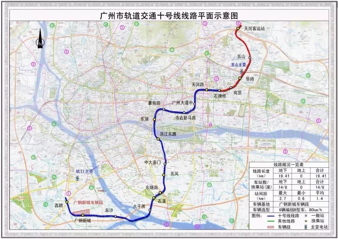 广州地铁首次六线同一天开工建设!