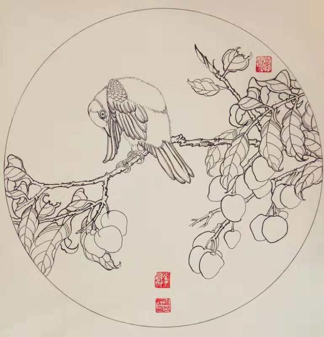 第七百六十一幅—荔枝(中性笔白描花鸟习作)14,画意的石头画15,柠檬