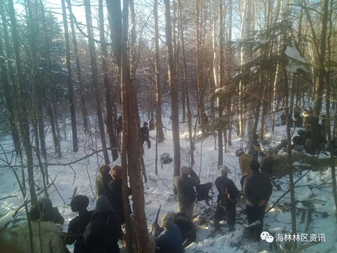 文化电影雪耻杀在海林取景拍摄