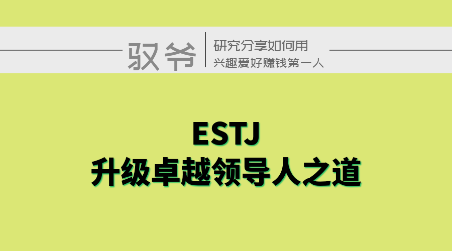 项目经理型人格estj职业规划领导力变革之道