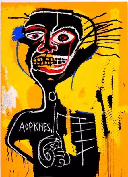 jean-michel basquiat人物评价 巴斯奎特的作品中充满了愤怒,疯狂的