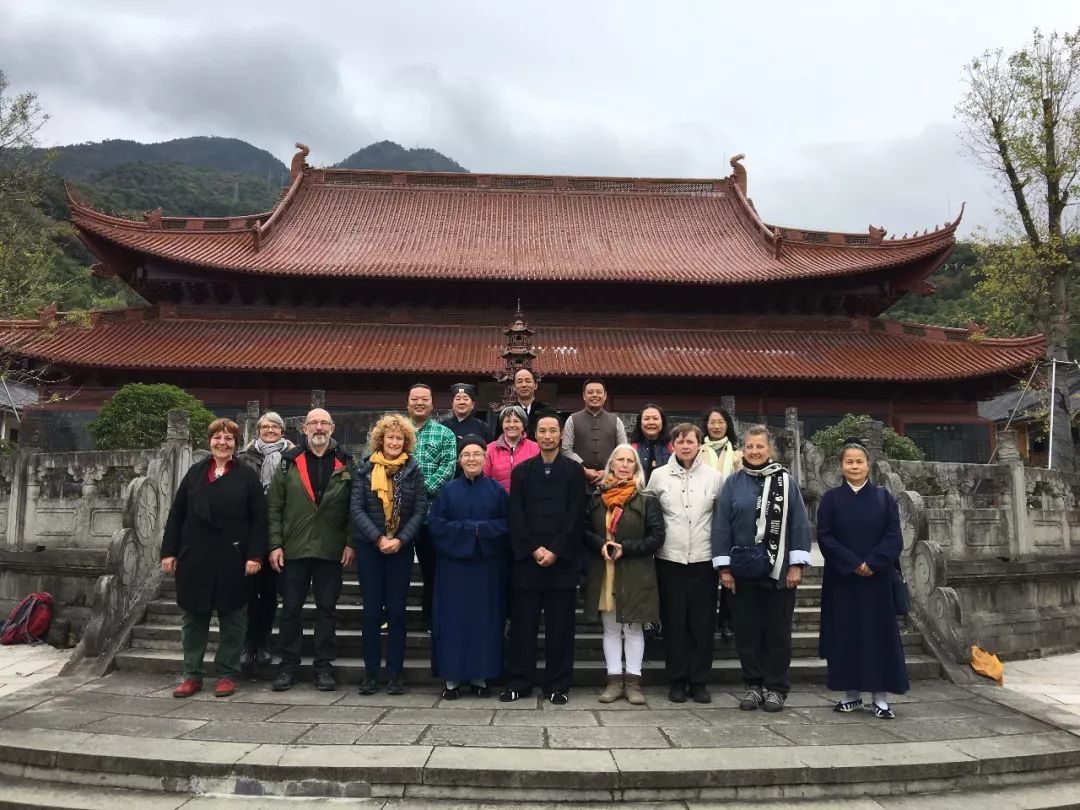 道无国界法国道教协会来金华山黄大仙祖宫交流学习