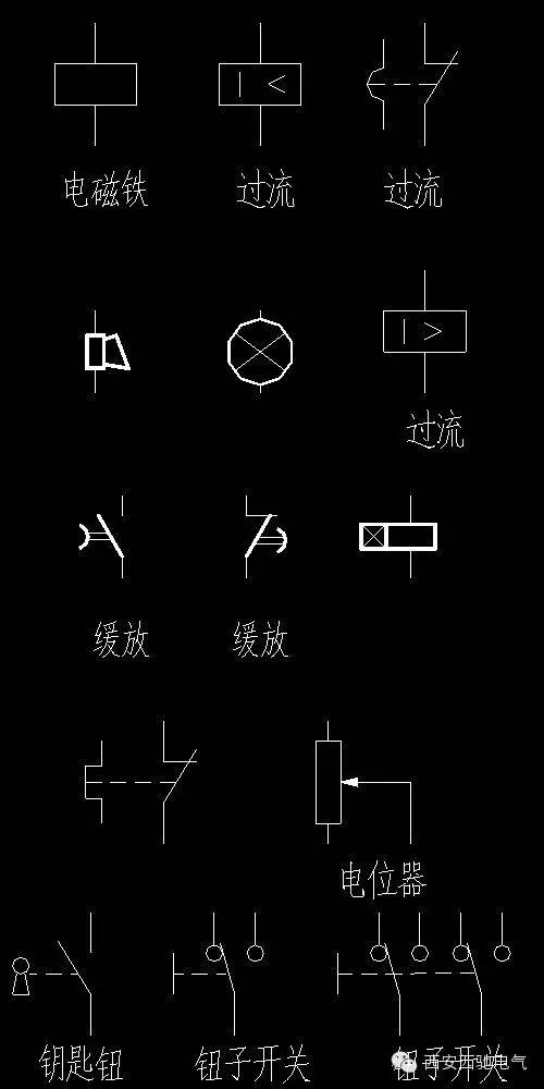 常用cad电气制图标准图形