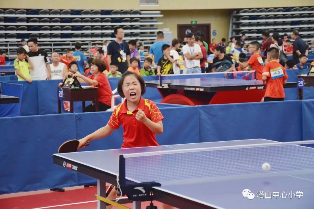 爱乒才会赢塔山中心小学在绍兴市传统项目学校乒乓球比赛中再创佳绩