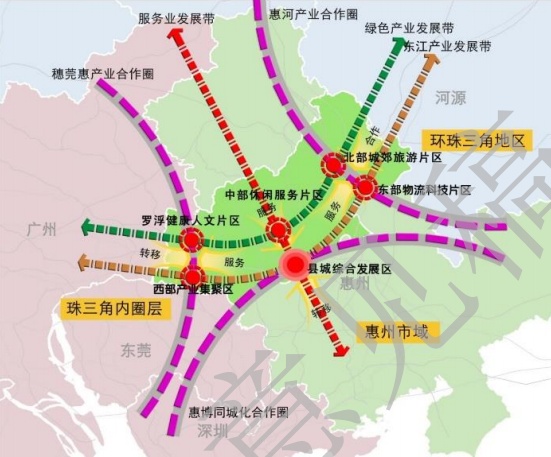 临深临莞临江+2条高铁!惠州博罗总规雄心,指枢纽门户