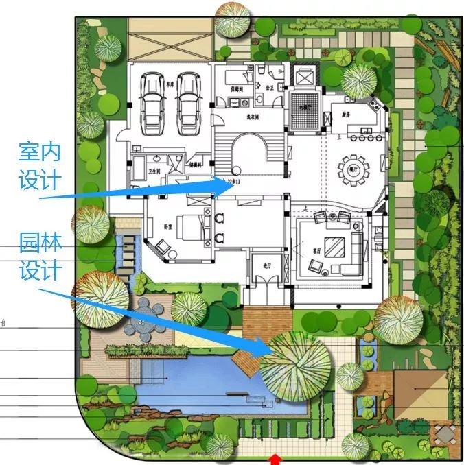 园林设计,不像"室内设计"那样,其中运用的"材料"会有 "标准的行业型号