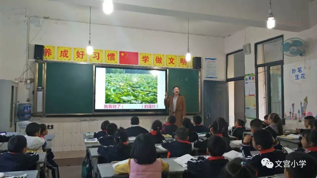 文宫小学新招教师合格课展示