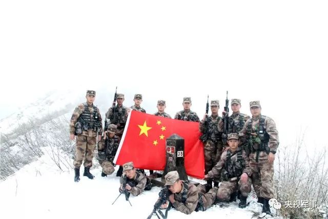 今日小雪致敬风雪戍边的中国军人
