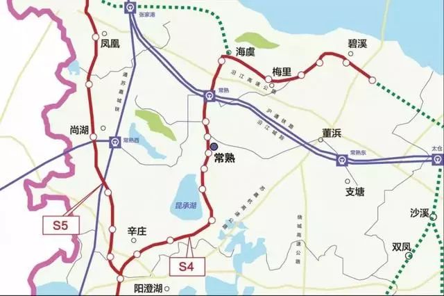 元和路西线改道与s342无缝衔接,主城繁盛即刻开启;苏虞张公路在侧