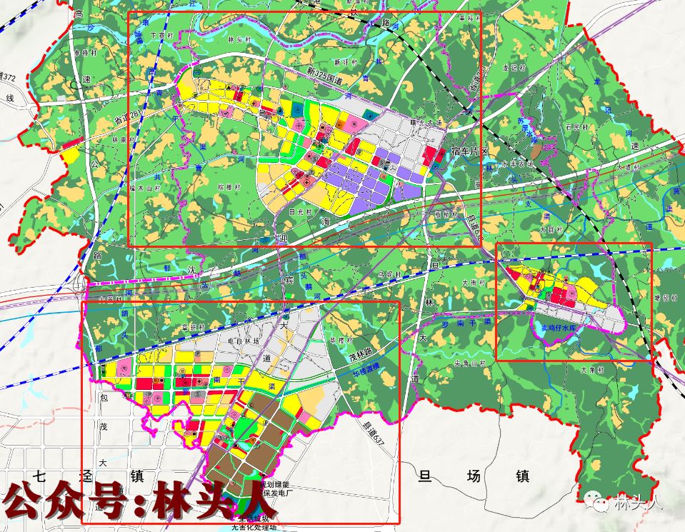 电白林头镇总体规划图出炉