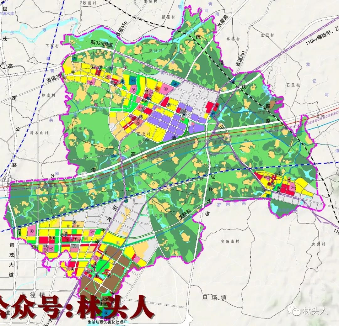 电白林头镇总体规划图出炉!