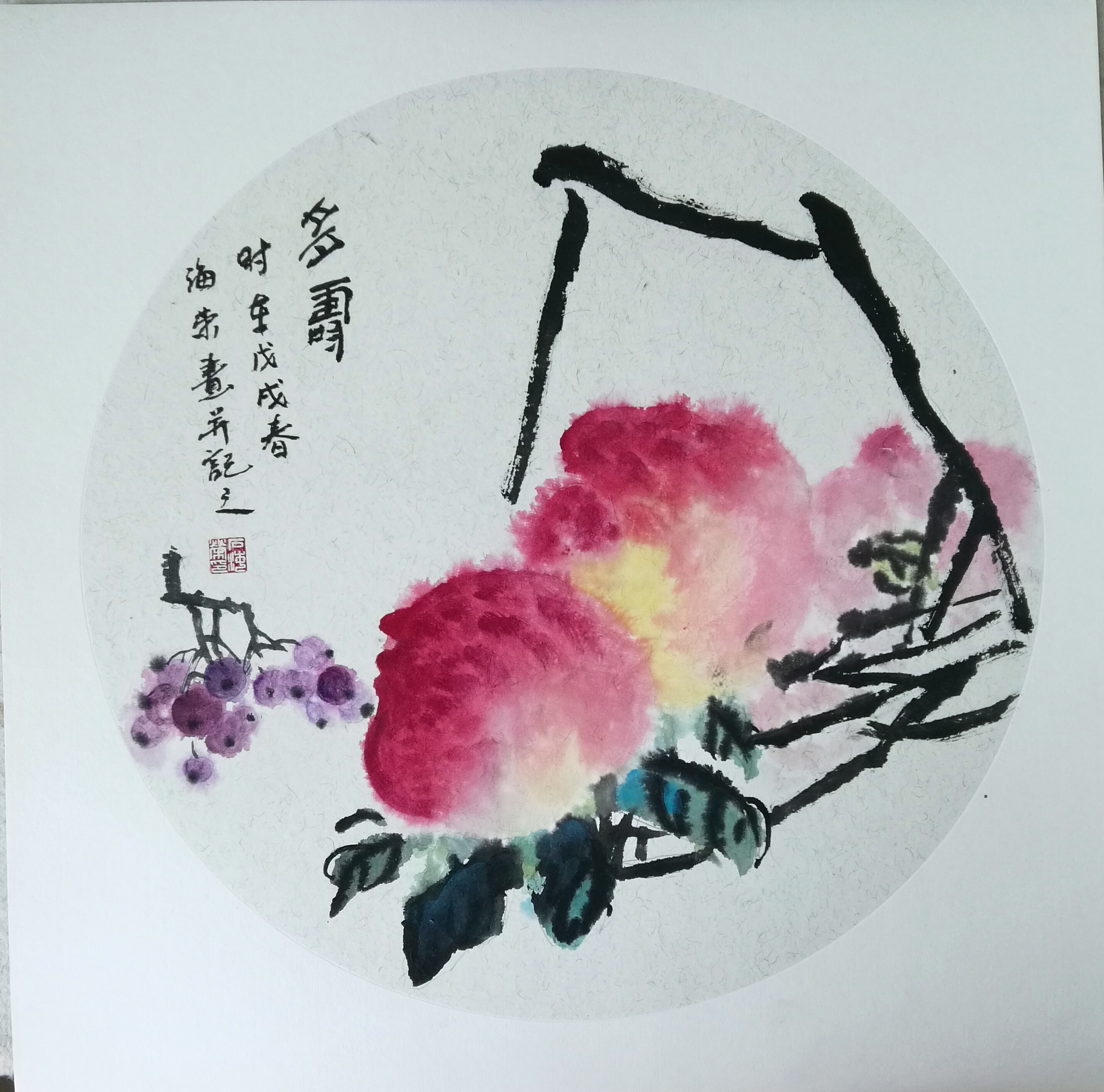 石海荣老师的花鸟画
