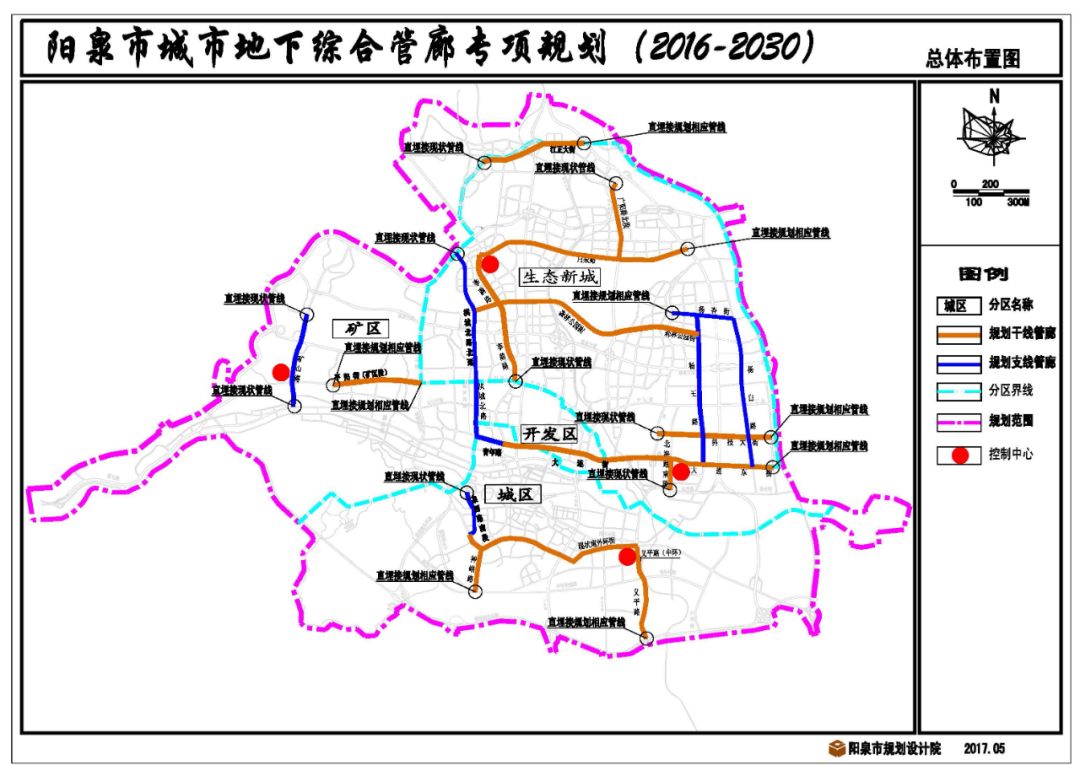 阳泉城市地下综合管廊专项规划图文详解