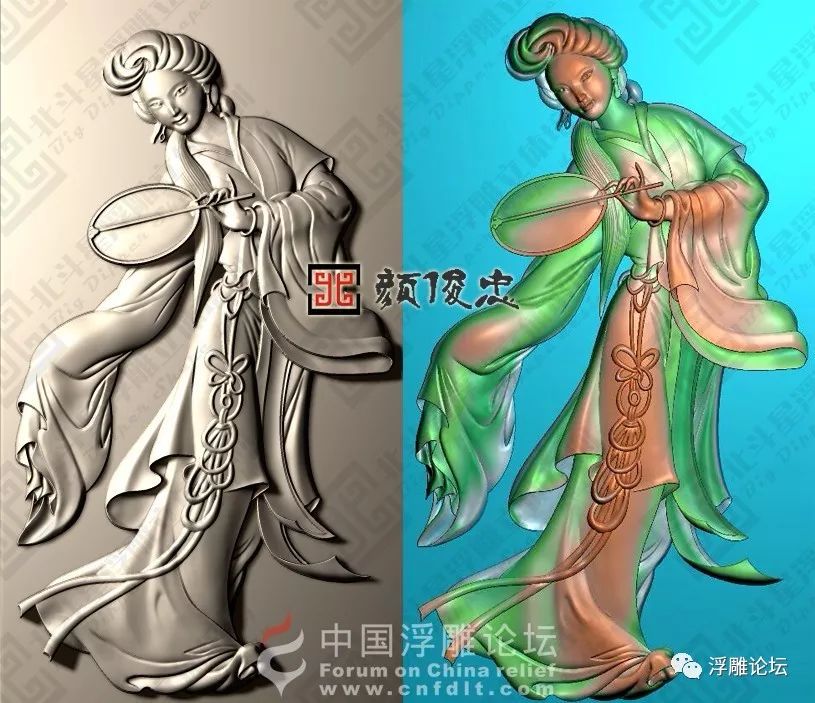 北斗星浮雕高级班高龄选手老颜作品