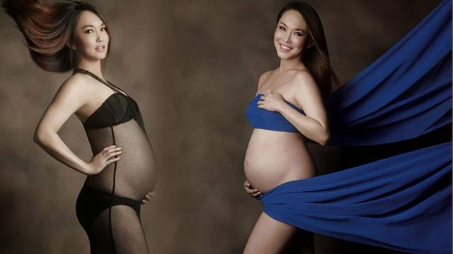女星孕照盤點：昆凌低調，侯佩岑溫馨，而她懷孕8個月仍似少女！ 娛樂 第8張