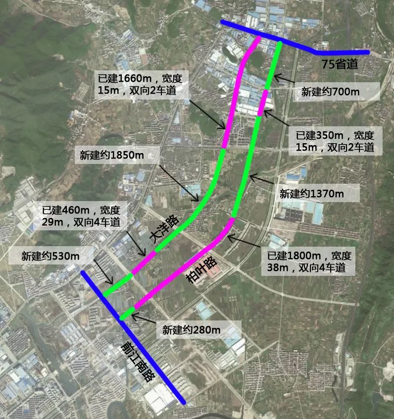 打通断头路大洋路柏叶路东段工程持续推进以后从临海到大田又多了两条