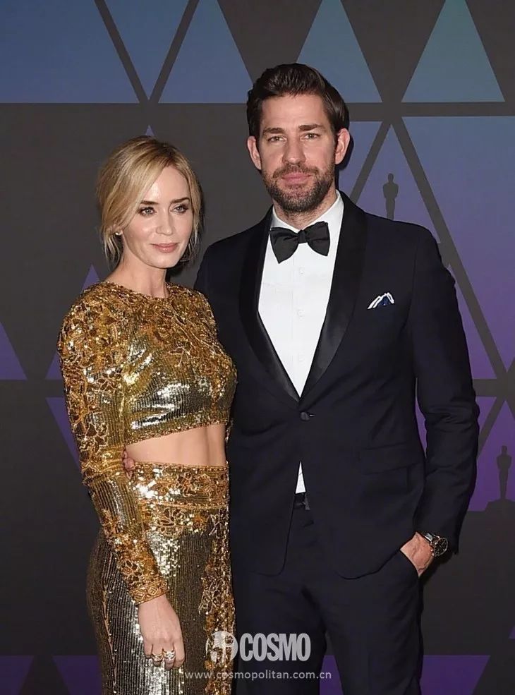 emily blunt和 老公john krasinski