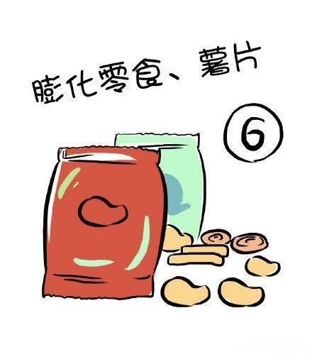 因为膨化食品含有很多的添加剂和调料啥的,高盐,高糖,高热量,高脂肪