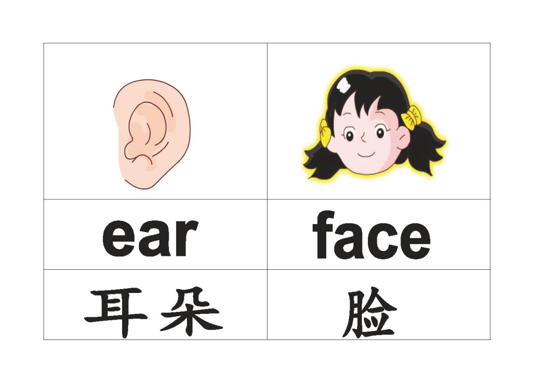 一年级上册英语单词卡片建议收藏