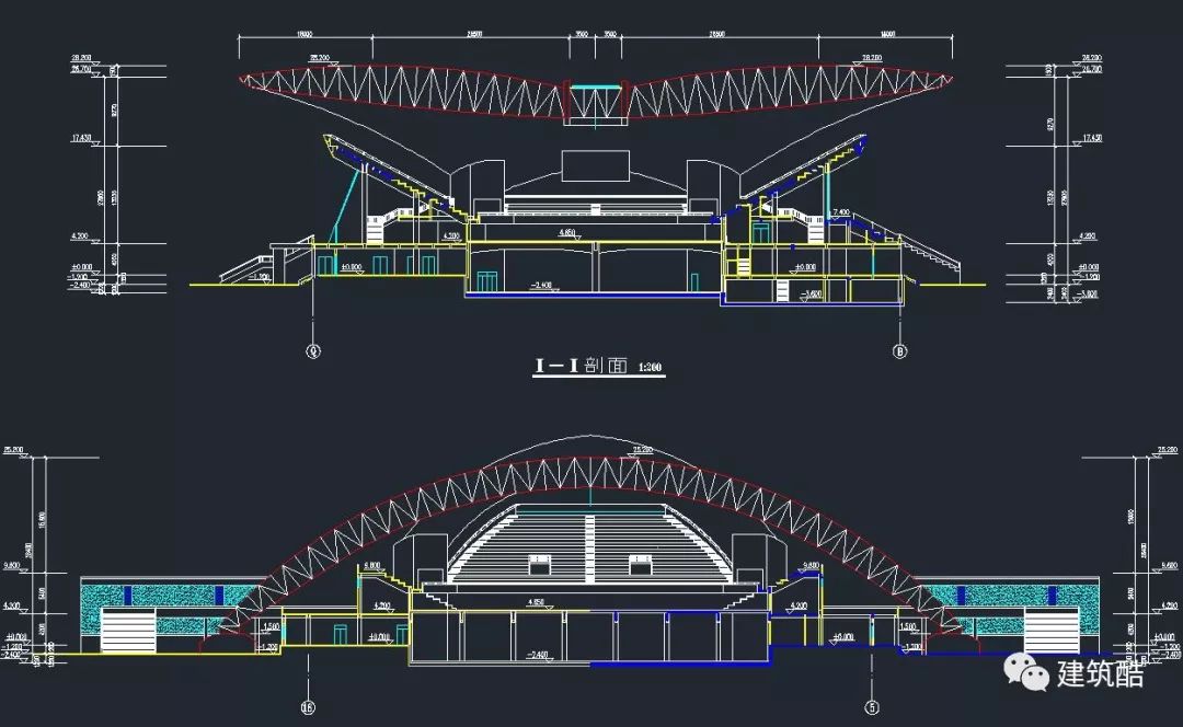 cad|大学建筑cad合集