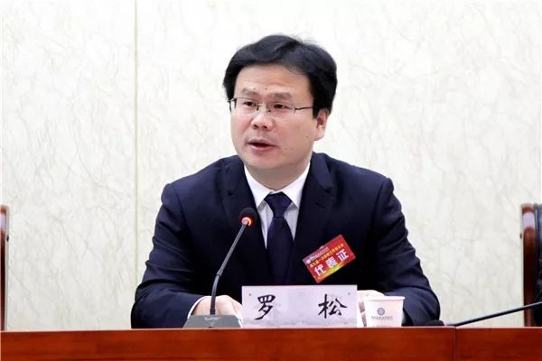 罗松书记代表院党委向大会致辞