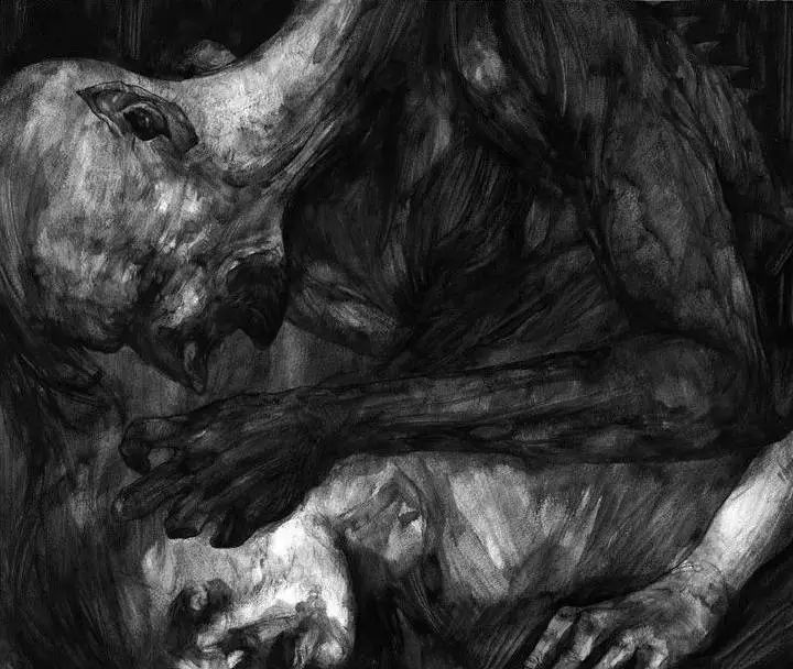 【艺术漫插】被压抑的黑暗恐惧和死亡叹息|绘本欣赏——serena malyon