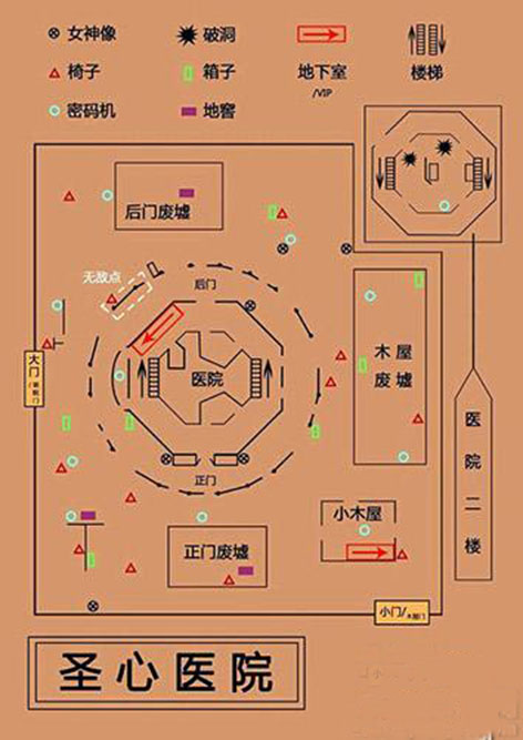 第五人格圣心医院无敌点详解求生者熟悉地形后可以疯狂溜监管者系列之