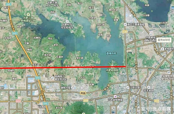 合肥清溪路将成西部新城主干道 未来或下穿董铺水库连