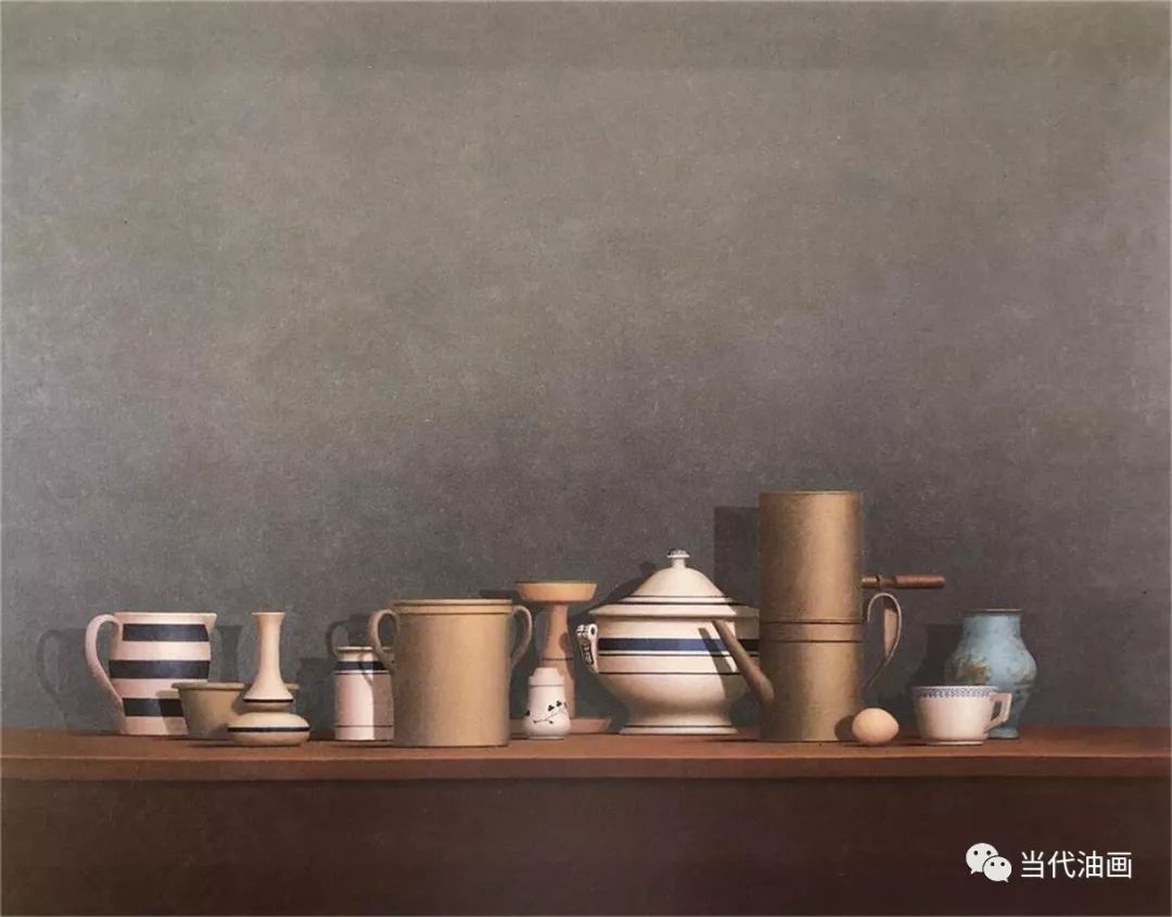 威廉·贝利 《静物》1978 布上油彩 48×58cm